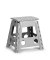 Klapphocker 13036 Schemel, 1 Stufe, grau, Polypropylen (PP)