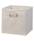 Aufbewahrungsbox 14111, 30 Liter, au&szlig;en 320x320x320mm, Stoff beige