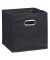 Aufbewahrungsbox 14113, 30 Liter, für A4, außen 320x320x320mm, Stoff schwarz
