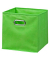 Aufbewahrungsbox 14114, 30 Liter, für A4, außen 320x320x320mm, Stoff grün