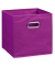 Aufbewahrungsbox 14115, 30 Liter, au&szlig;en 320x320x320mm, Stoff violett