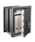 Tresor 23580 WT 616 K 39kg anthrazit mit Doppelbartschloss Stahl