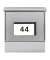 Briefkasten Malaga silber