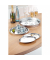 Serviertablett 400-1265 22x29cm oval Edelstahl
