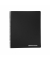 Collegeblock 2354 Officebook, kariert / kariert Rand beidseitig, A5+, 90g, schwarz, 80 Blatt