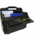 Pilotenkoffer LEIPZIG 48,5 x 39,5 x 26 cm (B x H x T) Zahlenkombinationsschloss Leder schwarz