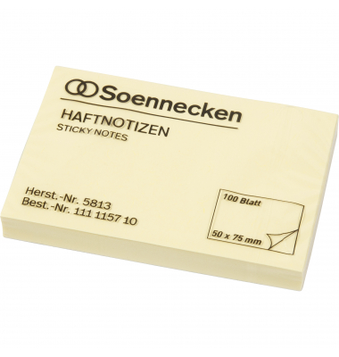 Haftnotizen 5813, 76x51mm, gelb, rechteckig