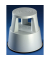Rollhocker 3618, 1 x 2 Stufen, grau, Kunststoff