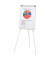 Flipchart, 1134, 68x105cm, grau, mit Beinen