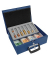 Geldkassette Universal 150 blau 355x275x100mm mit Griff vorn
