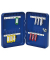 Schlüsselschrank mit 24 Schlüsselhaken blau