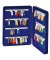 Schlüsselschrank mit 70 Schlüsselhaken blau