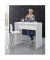 Stehtisch Premium, h&ouml;henverstellbar 113cm (H), 160x60cm (BxT), rechteckig, wei&szlig; / wei&szlig;