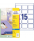Etiketten Inkjet glossy weiss 63,5 x 46,6mm C608010