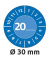 Prüfplaketten 7903 blau