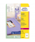 Farblaseretiketten Glossy weiß 139x99,1mm 40 Bl