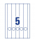 R&uuml;ckenschilder ultragrip L4758-10, wei&szlig;, schmal/lang, 38x297mm, selbstklebend, permanent 