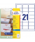 Adressetiketten Adressetiketten, 38,1mm (H)