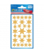 52252 gold Weihn.Schmucketikett Sterne