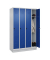 Spind Classic PLUS enzianblau, lichtgrau 080020-40 S10003, 4 Schließfächer 120,0 x 50,0 x 195,0 cm