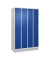 Spind Classic PLUS enzianblau, lichtgrau 080020-40 S10003, 4 Schließfächer 120,0 x 50,0 x 195,0 cm
