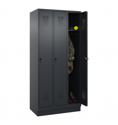 C+P Spind Evolo PLUS Sockel 3Abteile sgrsgr