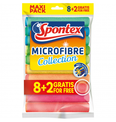 Mikrofasertuch Microfibre Collection 19780028, 10 T&uuml;cher, 30x30cm, farbig sortiert