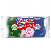 Schwamm-Set Sweet Home 19500017 sort. 3St.