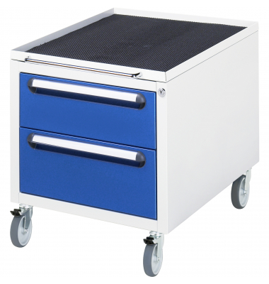 RAU Rollcontainer 480x600x540mm 2xSchublade l.gre.bl