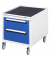 RAU Rollcontainer 480x600x540mm 2xSchublade l.gre.bl