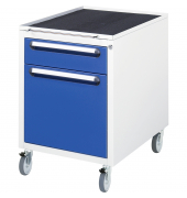 RAU Rollcontainer 480x600x690mm 2xSchublade l.gre.bl