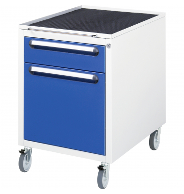 RAU Rollcontainer 480x600x690mm 2xSchublade l.gre.bl