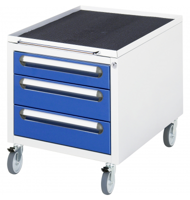 RAU Rollcontainer 480x600x540mm 3xSchublade l.gre.bl