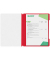 Schnellhefter 4191 4191-00-25, A4, rot, Polyvinylchlorid (PVC), Vorderdeckel transparent