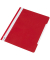 Schnellhefter 4191 4191-00-25, A4, rot, Polyvinylchlorid (PVC), Vorderdeckel transparent
