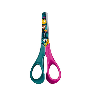 Kinderschere JUNGLE fever petrolpink 12,0 cm