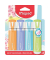 Textmarker Fluo Peps pastell, 742510, Etui, 4-farbig sortiert, 1-5mm Keilspitze