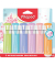 Textmarker Fluo Peps pastell, 742511, Etui, 6-farbig sortiert, 1-5mm Keilspitze