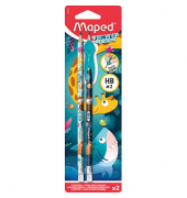 Bleistift-Set JUNGLE fever, 851819, hellblau, dunkelblau, k.A., HB