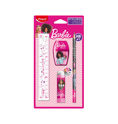 Schreibset Barbie farbsortiert