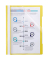 Schnellhefter Quality 014-2345-030-03, A4, gelb, Polyvinylchlorid (PVC), Vorderdeckel transparent