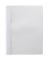 Schnellhefter Quality 014-2345-030-08, A4, weiß, Polyvinylchlorid (PVC), Vorderdeckel transparent