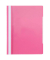 Schnellhefter Quality 014-2345-030-13, A4, rosa, Polyvinylchlorid (PVC), Vorderdeckel transparent