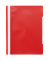 Schnellhefter Quality 014-2345-030-45, A4, rot, Polyvinylchlorid (PVC), Vorderdeckel transparent