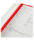 Schnellhefter Quality 014-2345-030-45, A4, rot, Polyvinylchlorid (PVC), Vorderdeckel transparent