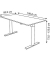 Sitz-Steh-Schreibtisch Move 1 base, elektrisch höhenverstellbar, 73-123cm (H), 180x80cm (BxT), rechteckig, lichtgrau / silber