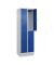 Spind Classic PLUS enzianblau, lichtgrau 080320-20 S10003, 4 Schließfächer 60,0 x 50,0 x 195,0 cm