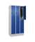 Spind Classic PLUS enzianblau, lichtgrau 080320-30 S10003, 6 Schließfächer 90,0 x 50,0 x 195,0 cm