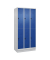 Spind Classic PLUS enzianblau, lichtgrau 080320-30 S10003, 6 Schließfächer 90,0 x 50,0 x 195,0 cm