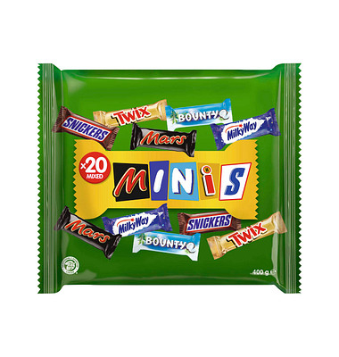 MIXED Minis Schokoriegel 400,0 g